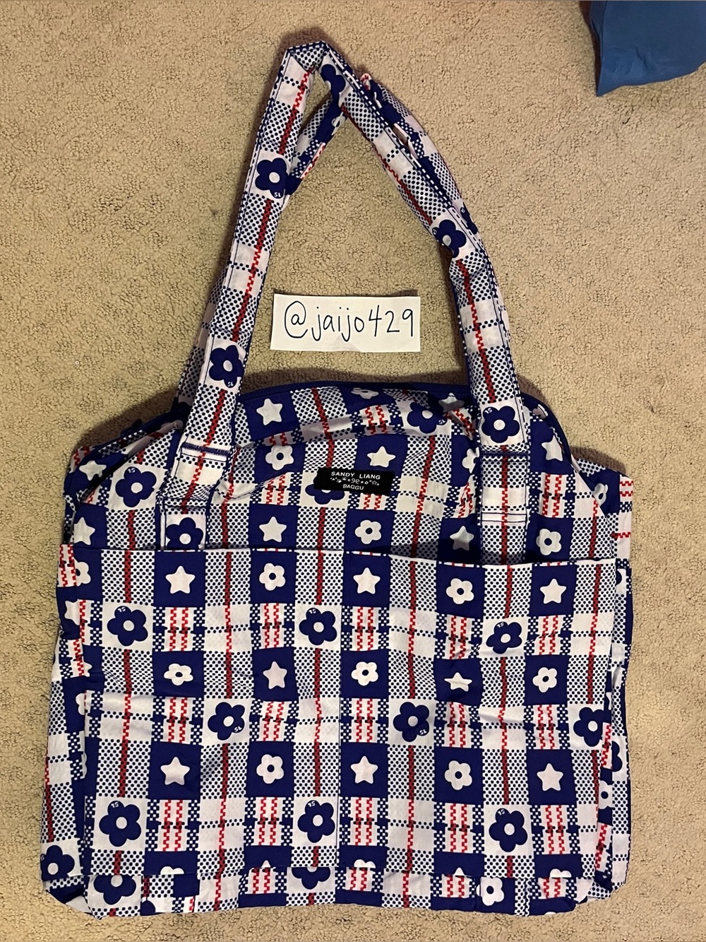 Sandy Liang BAGGU Cloud Carry-On - Picture 1 of 6